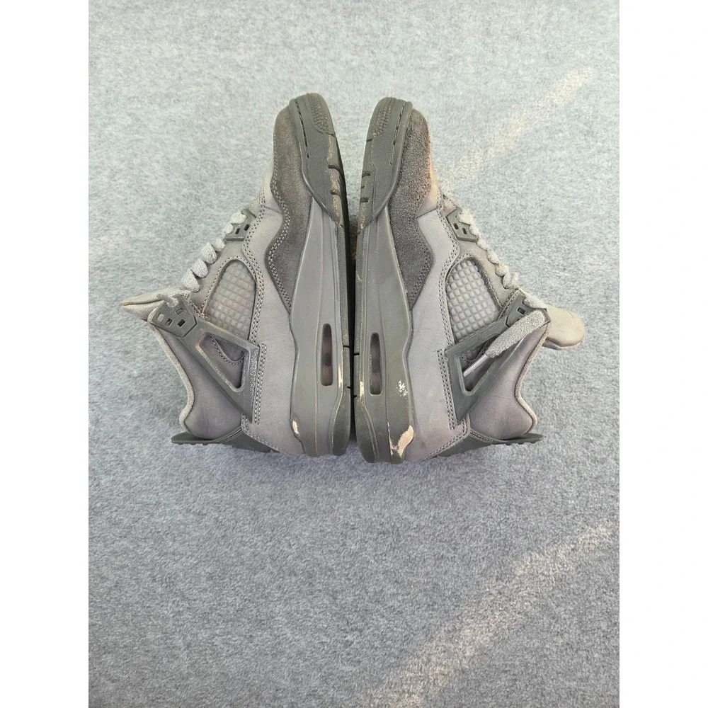 Jordan Kids Air Jordan 4 Retro SE Wet Cement Sneakers 5Y Grey Streetwear